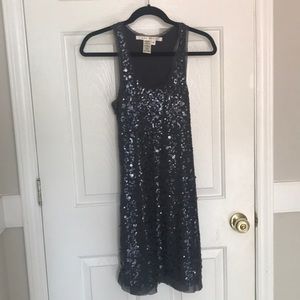 Silver grey blue #NYE #sequin #partydress